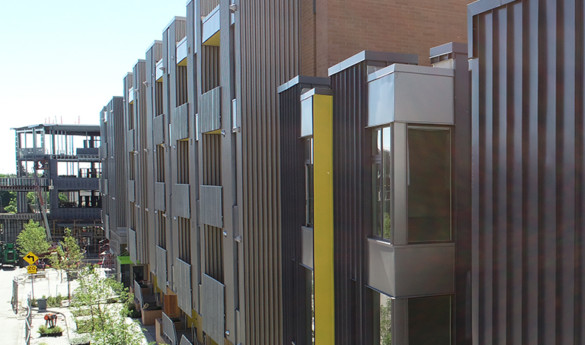 Metal Wall Panels on outside of building