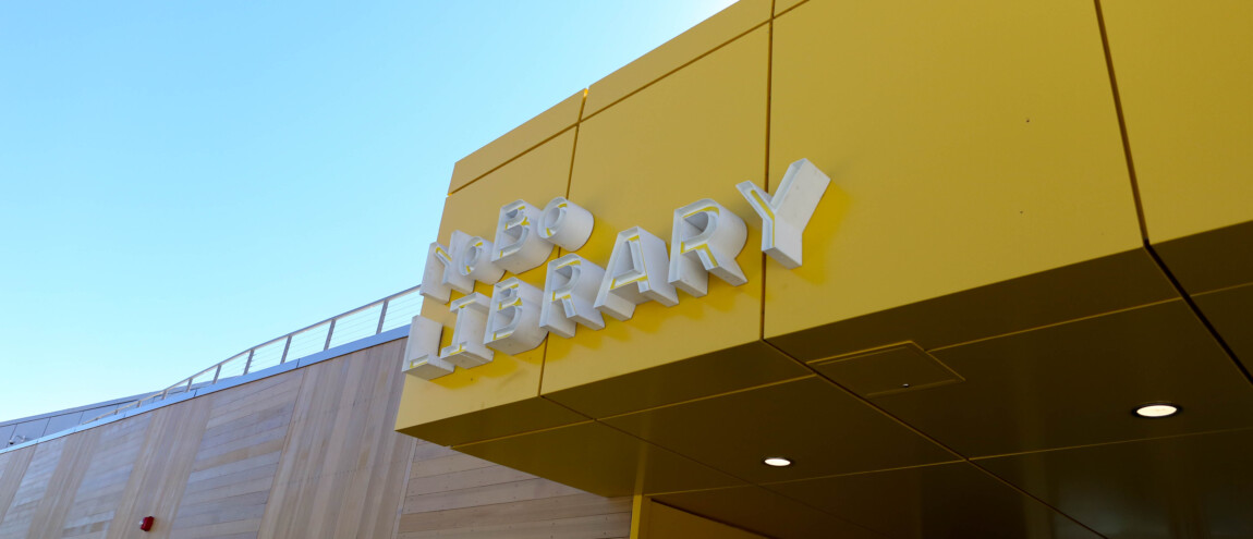 Yellow building with 