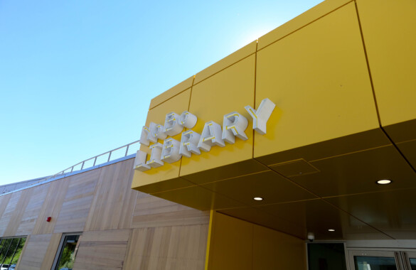 Yellow building with 