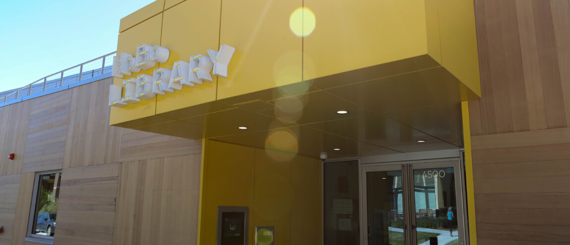 Exterior of a building with 