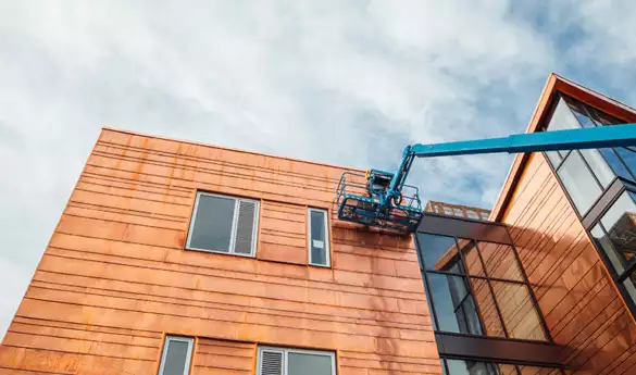 Metal Composite Materials on an Education building