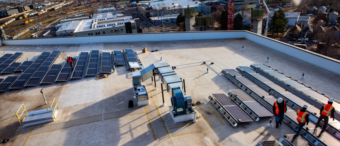 The Hub solar roof