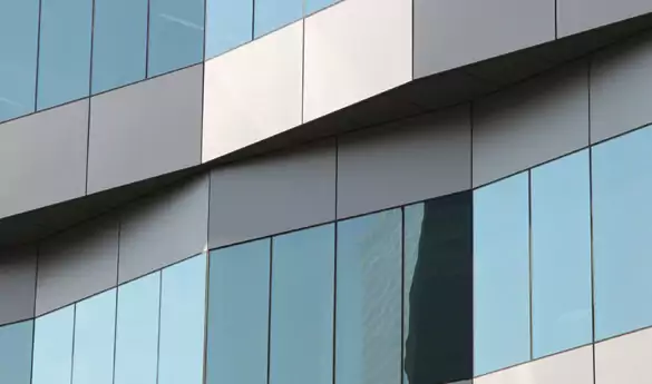 Composite Metal Panels on a building