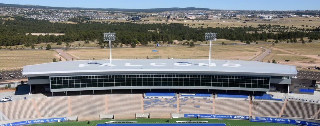 Football stadium with